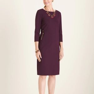 Chico’s Ponte Zipper Detail Dress